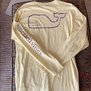 Yellow Vineyard Vines LS Tee